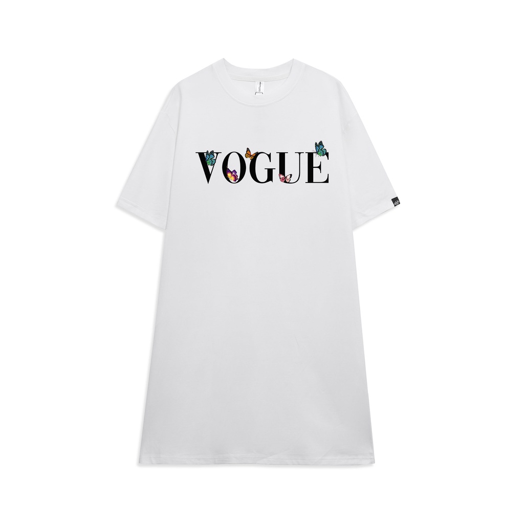 Đầm suông dài tay lỡ vintage nữ cổ tròn chất cotton bigsize DT021 Miucho in basic