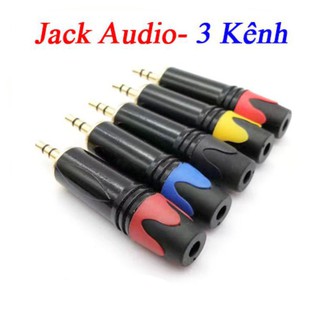 Jack audio 3.5mm 3 kênh (mạ vàng) .