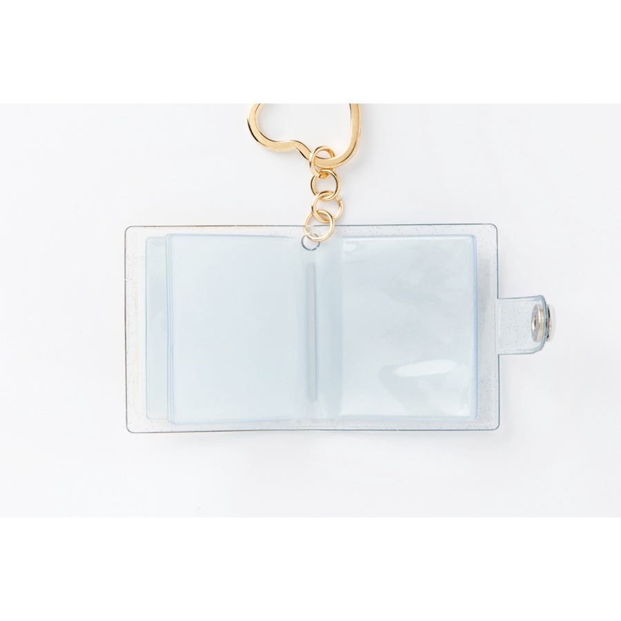 Binder Collect Book Đựng Photo Card Ảnh  ARTBOX Hàn Quốc Họa Tiết Gấu Teddy Có Móc Khóa Trái Tim 20 Sleeves