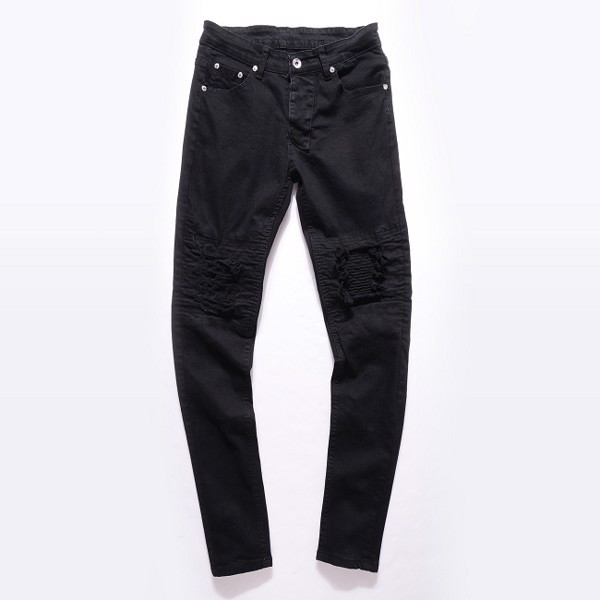 Quần Jean Biker Rách QJ112A - Chất Vải Jean co giãn, form ôm slimfit phong cách bụi mới nhất, thoải mái