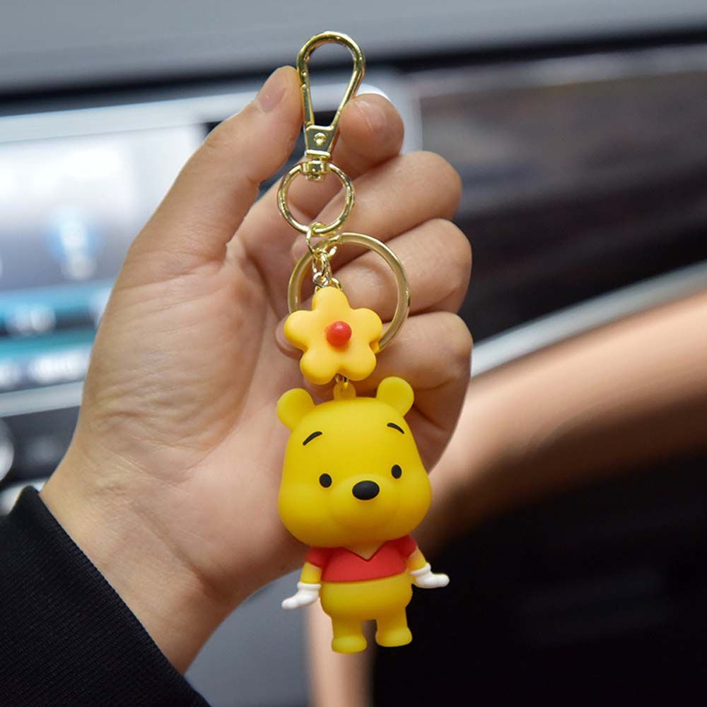 Móc Chìa Khóa Cao Su Hình Hoạt Hình Dễ Thương Sáng Tạo