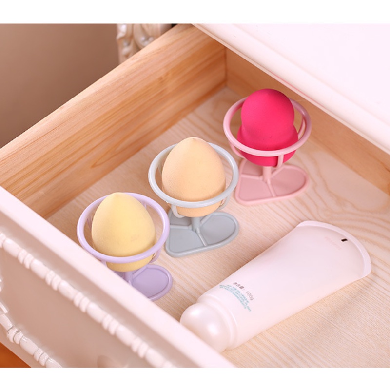[Hàng mới về] Giá đỡ mút trang điểm hình quả trứng thiết kế tiện dụng