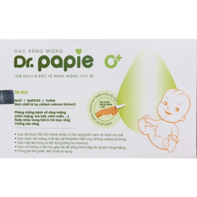 Gạc răng miệng Dr.papie