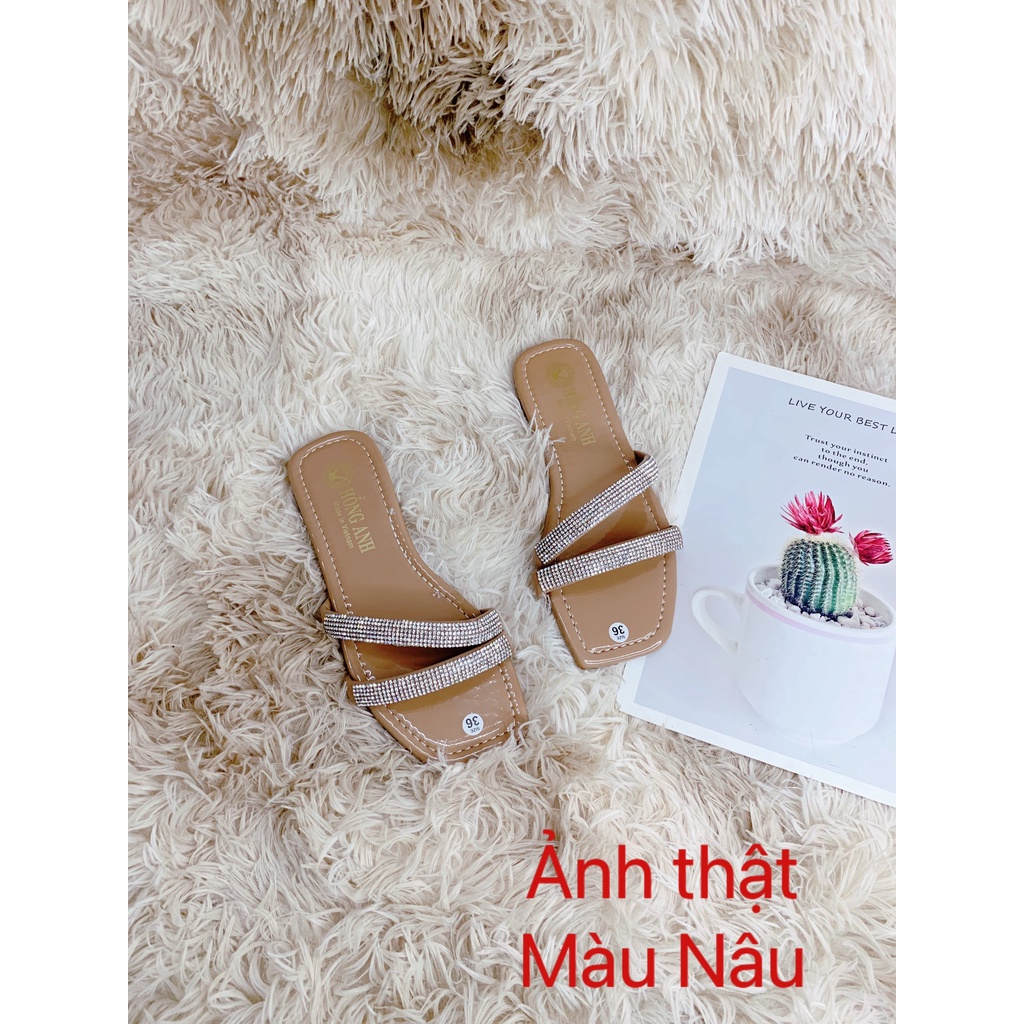 XẢ KHO (S40) Dép lê nữ quai đá chéo (Mã D.294)