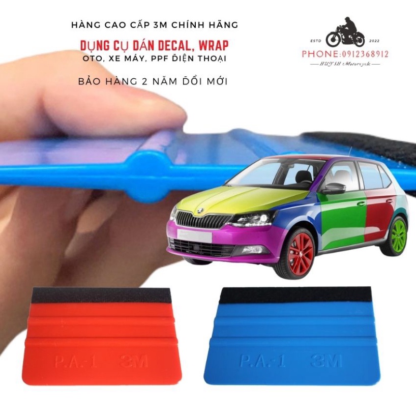 Miếng gạt nhựa hỗ trợ dán decal tiện dụng