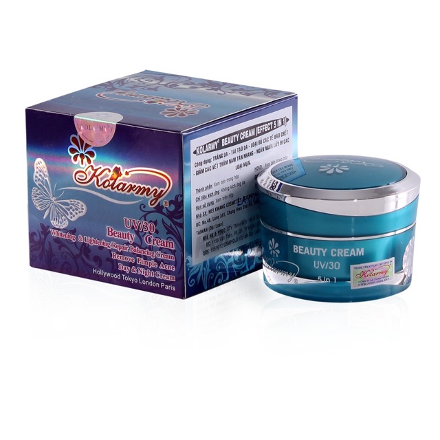 KEM KOLARMY 5IN1 TÁI TẠO HỒI XUÂN DA DƯỠNG TRẮNG DA CAO CẤP UV30 15GR
