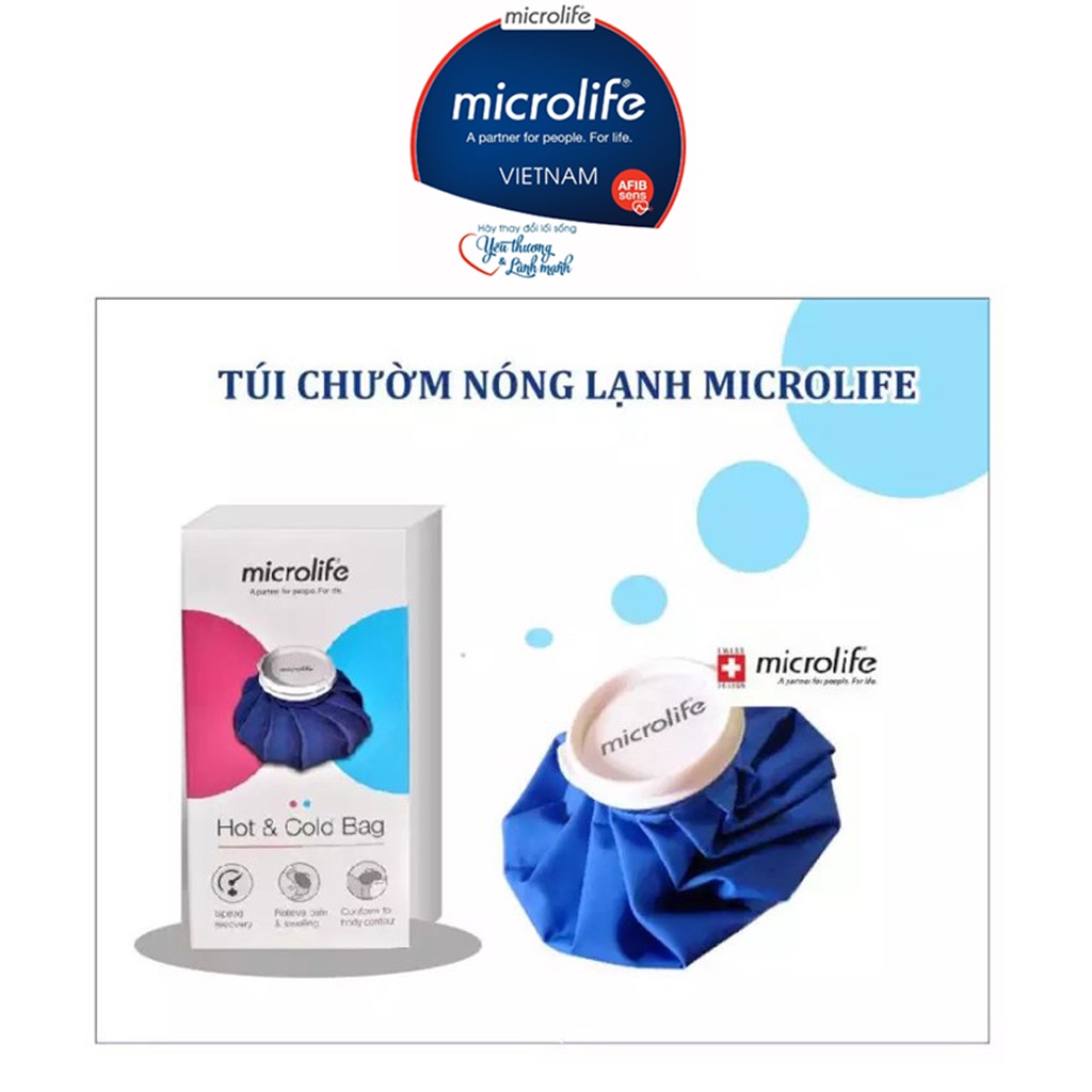 Túi chườm đa năng nóng lạnh Microlife - Hạ Sốt, Giảm Đau Nhức Cơ Thể Nhanh Chóng