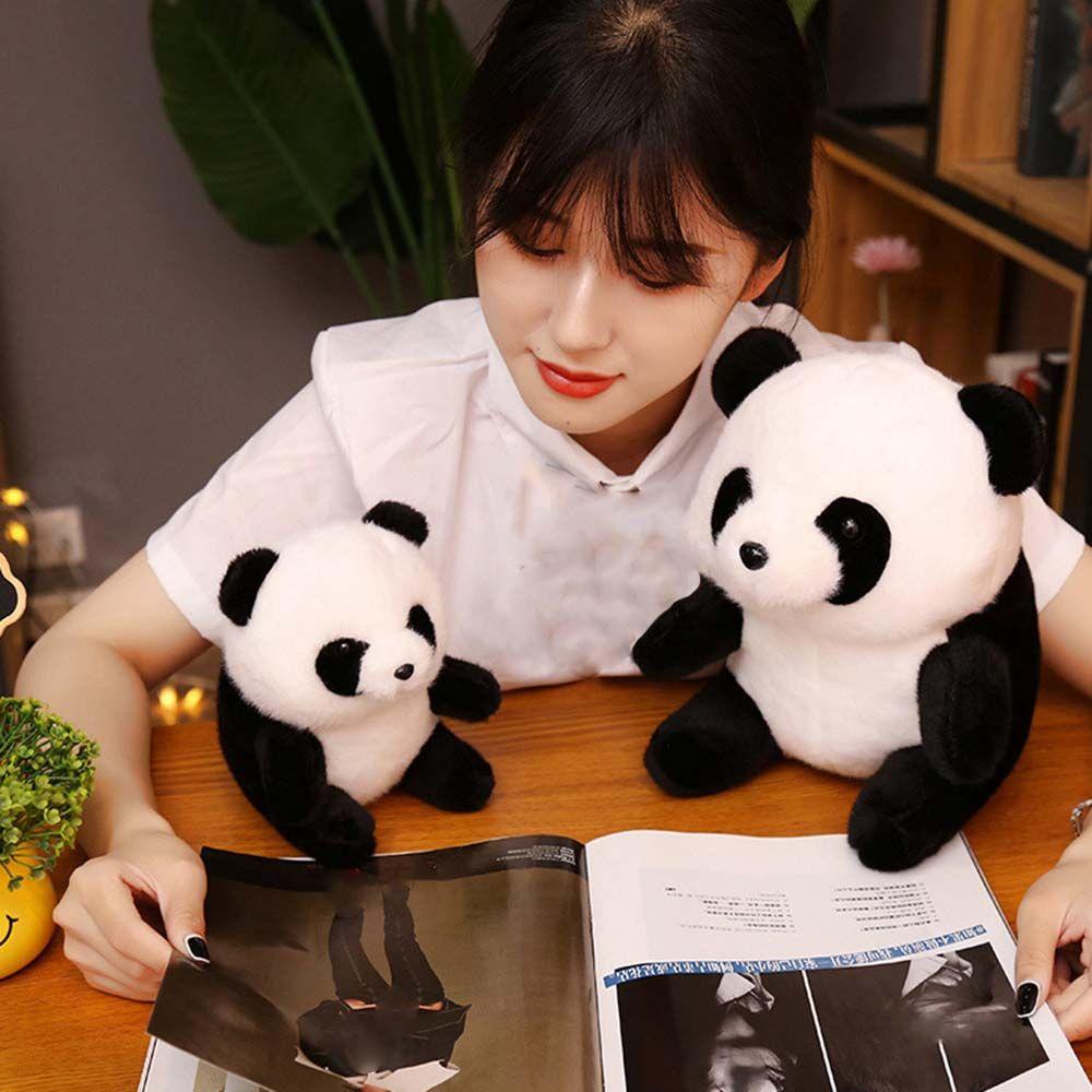 Gấu Trúc Nhồi Bông Mềm Mại Màu Cầu Vồng