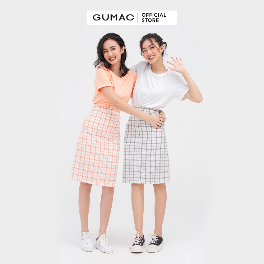 [Mã WABRGM11 giảm 10% đơn 250K] Áo thun nữ cổ tròn tay lật GUMAC nhiều màu năng động ATB811 | BigBuy360 - bigbuy360.vn