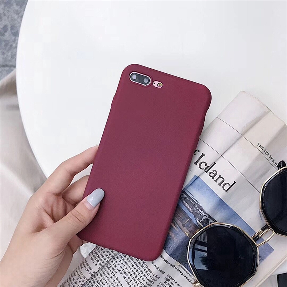 Ốp điện thoại bề mặt nhám cho iPhone 12 Mini Pro Max SE 2020 11 Pro Xs Max X 7 8 Plus | BigBuy360 - bigbuy360.vn