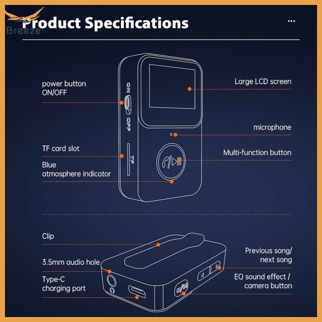Thiết Bị Nhận Tín Hiệu Âm Thanh Bluetooth Không Dây C33 5.0 3.5mm Aux Có Màn Hình Hiển Thị
