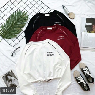 Áo thun crop mẫu mới dây rút siêu hot [Hình thật trải sàn