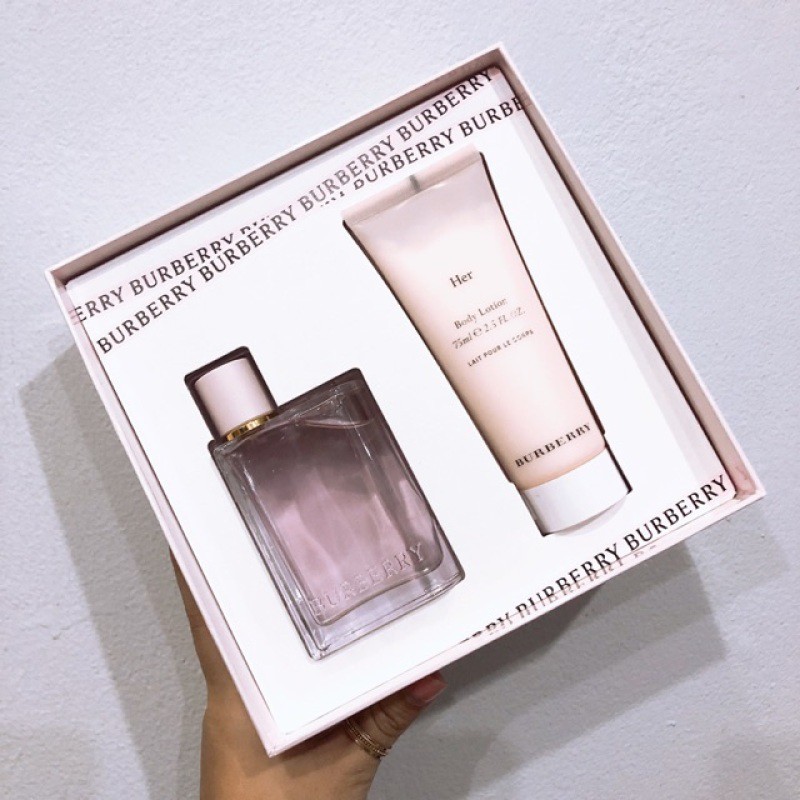 Giftset nước hoa nữ Burberry Her Colletion
