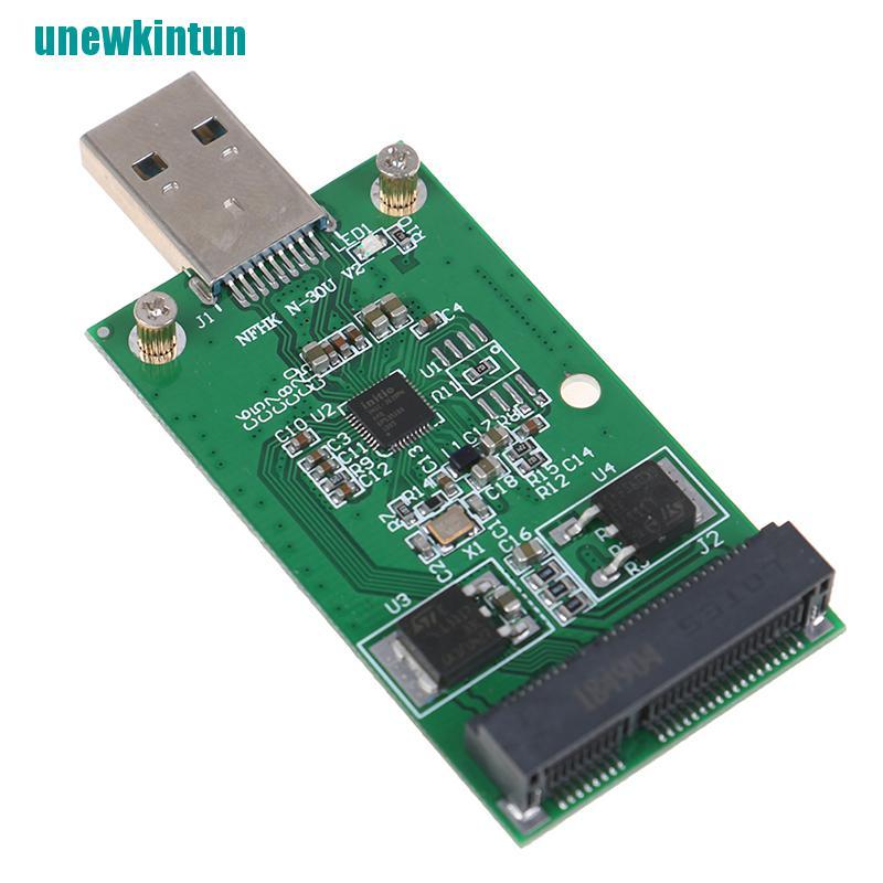 1 Thẻ Chuyển Đổi Mini Usb 3.0 Sang Pcie Msata External Ssd Pcba