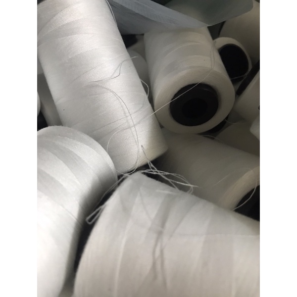 CHỈ COTONG TRẮNG sợi nhỏ