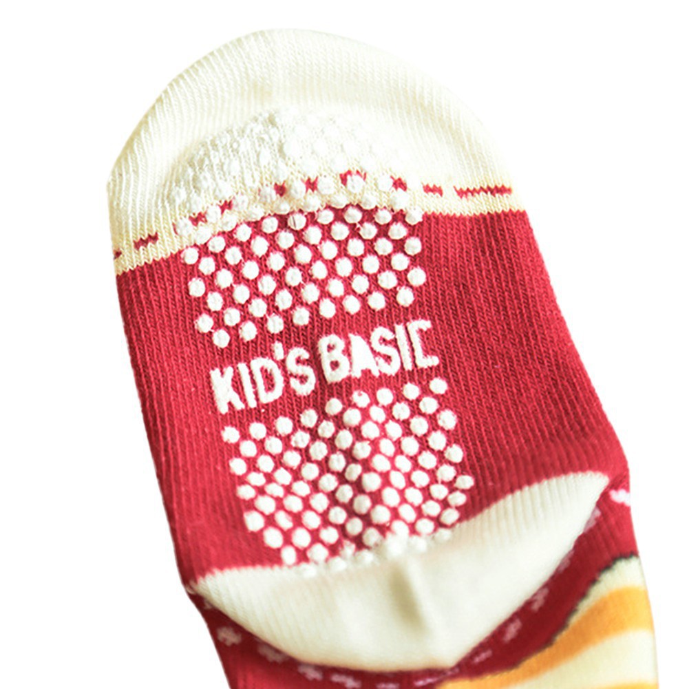 Bộ 12 Đôi Vớ Cotton Chống Trượt Cho Bé