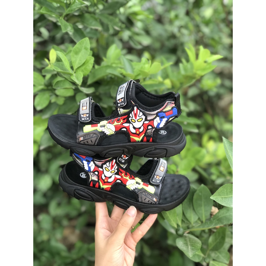 Sandal cho bé trai siêu nhân hàng QCCC full box mã mới A9925