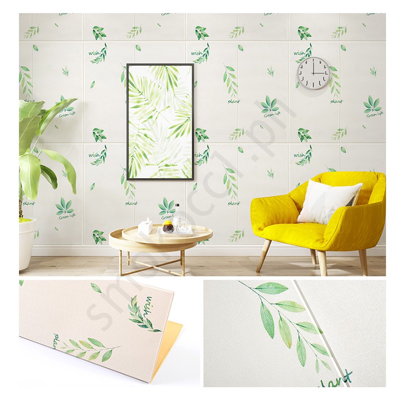 Sell DIY 3D wallpaper brick stickers children's cartoon room wall creative room decoration foam wallpaper adhesive wall waterproof anti collision wallpaper design