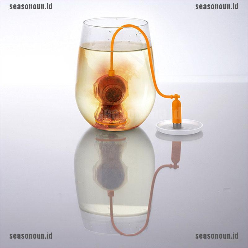 Dụng Cụ Lọc Trà Silicone Hình Người Sáng Tạo