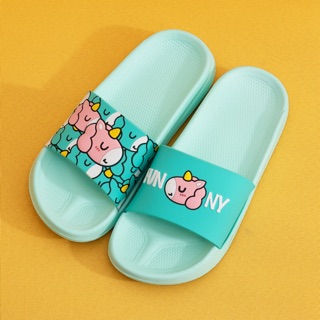 Dép cao su đính đế dày mềm Funny Hoạt Hình