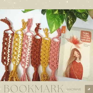 Bookmark macrame - thẻ đánh dấu, thẻ đánh dấu trang sách, handmade