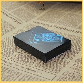 Bộ bài Poker 54 lá bằng PVC chống nước màu đen