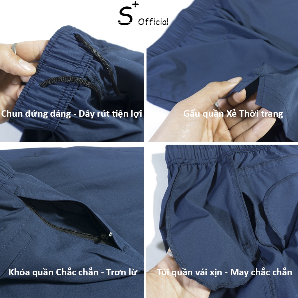Quần Đùi Nam Thể Thao  Vải Gió Chun Mềm Mại,Co Giãn Vận Động Thoải Mái – Quần Short Gió Nam Thể Thao - QSG004