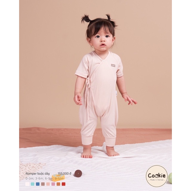 COOKIE Bộ Romper buộc dây