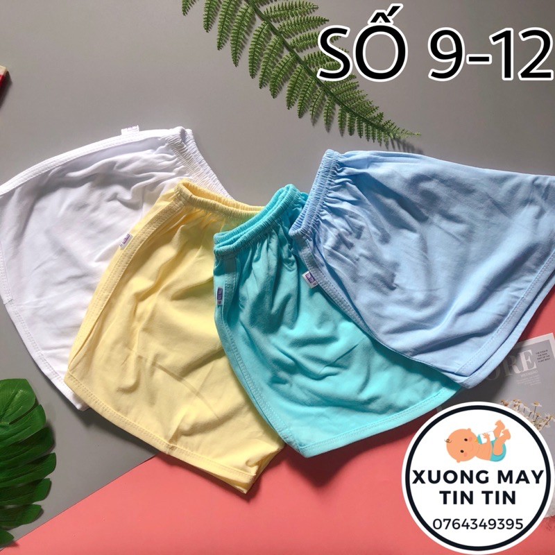 Quần đùi trẻ em cotton 100% dáng thể thao số 9-12