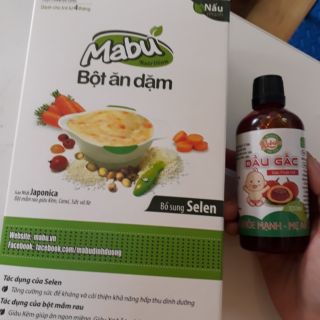 Bột ăn dặm mabu 400 gram