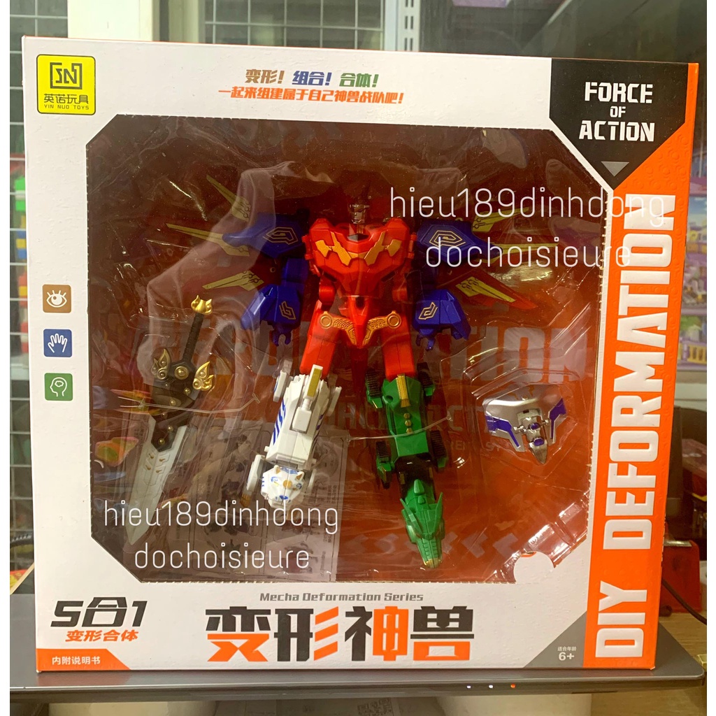 Đồ chơi siêu nhân gao thú khủng long