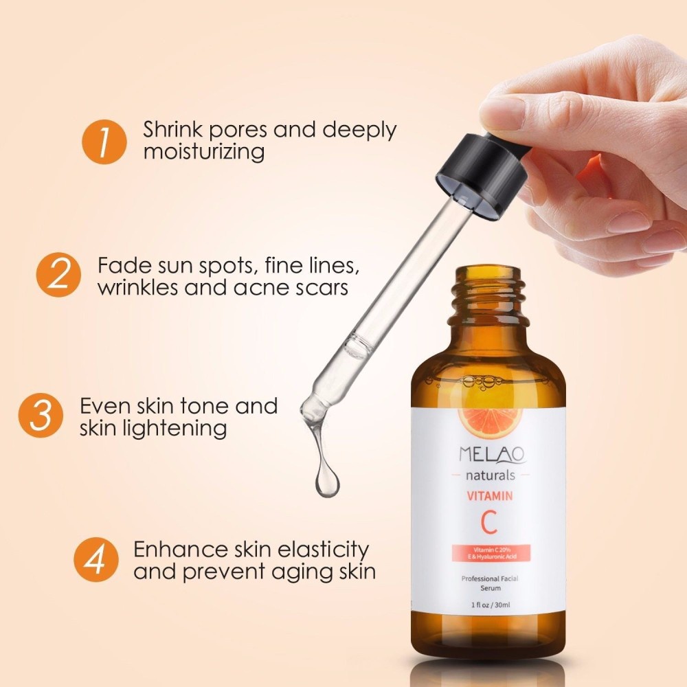 [Hàng mới về] Serum vitamin C + E tự nhiên chống lão hóa 20% hiệu quả 30ml