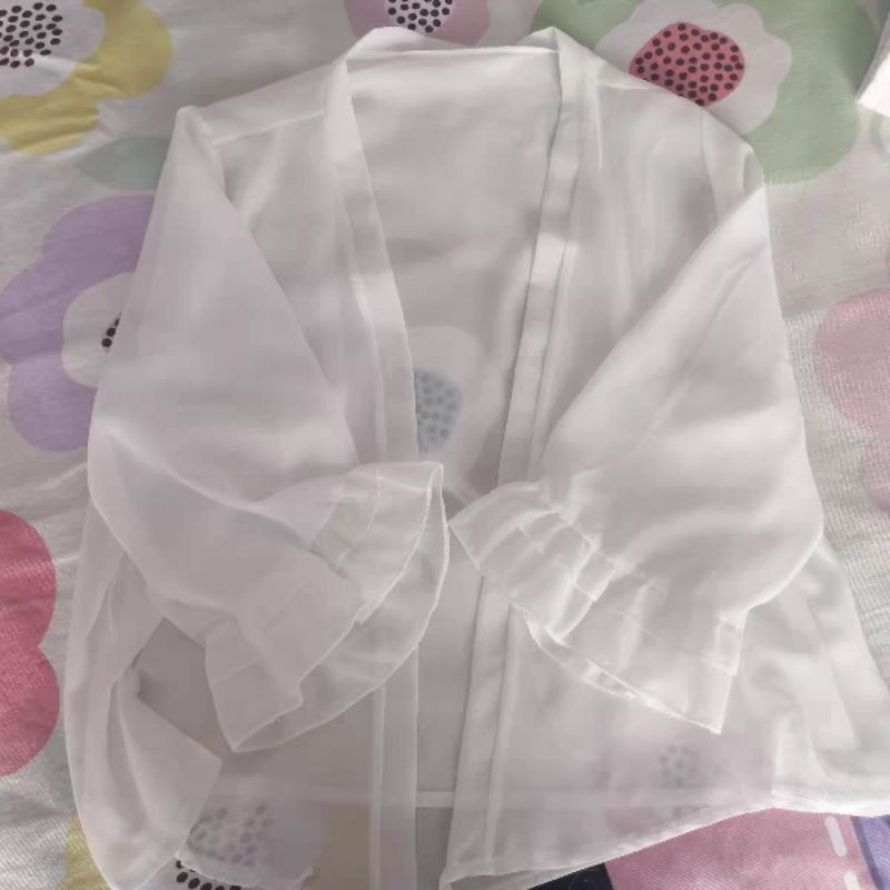 (có sẵn) ÁO KHOÁC CARDIGAN VOAN MỎNG DÁNG NGẮN-DÀI(kèm ảnh thật) | BigBuy360 - bigbuy360.vn