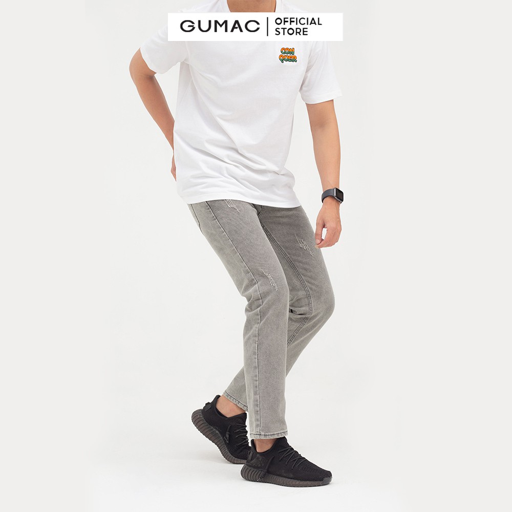[Mã WABRGD12 giảm 10% đơn 250K] Quần jean nam GUMAC QJNB785 xước | BigBuy360 - bigbuy360.vn