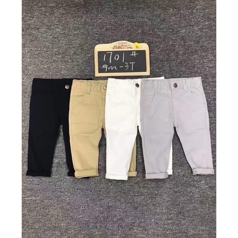Quần kaki mềm đẹp xuất xịn bé trai