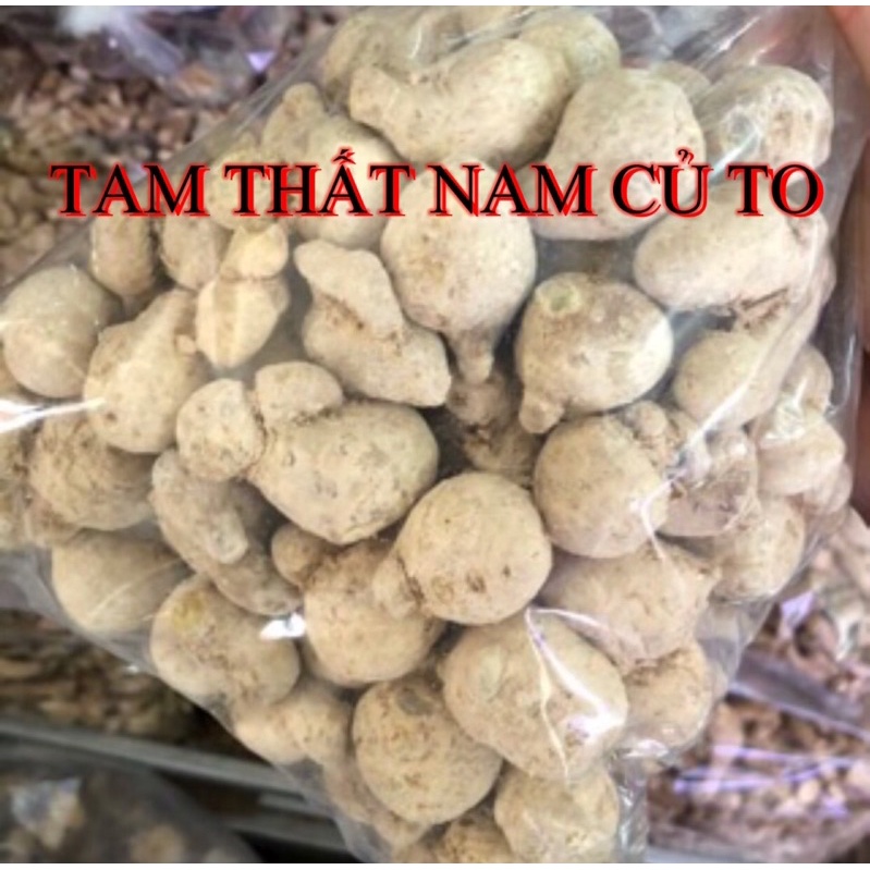 1Kg Tam thất nam khô( CỦ TO ,Sạch,mới)