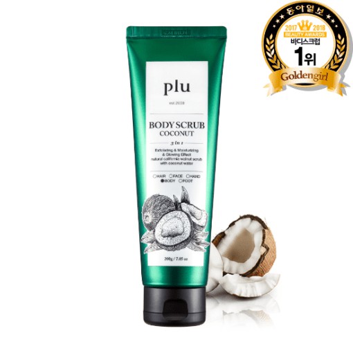 Tẩy Tế Bào Chết Toàn Thân Tinh Chất Dừa Plu Body Scrub Coconut 200g | BigBuy360 - bigbuy360.vn