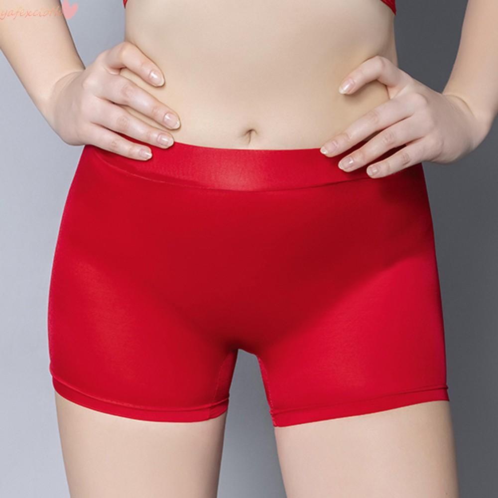 Quần Lót Boxer Bóng Xuyên Thấu Co Giãn Cho Nữ