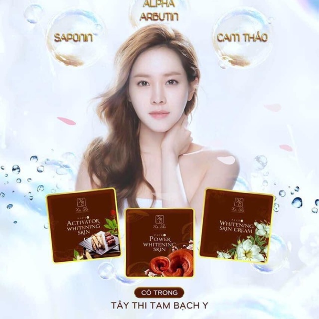 Ủ trắng face tây thi bạch y
