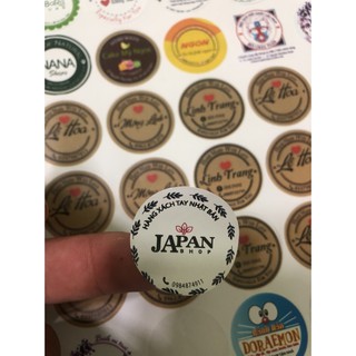 1000 Tem nhãn (4cmX4cm) miễn phí thiết kế