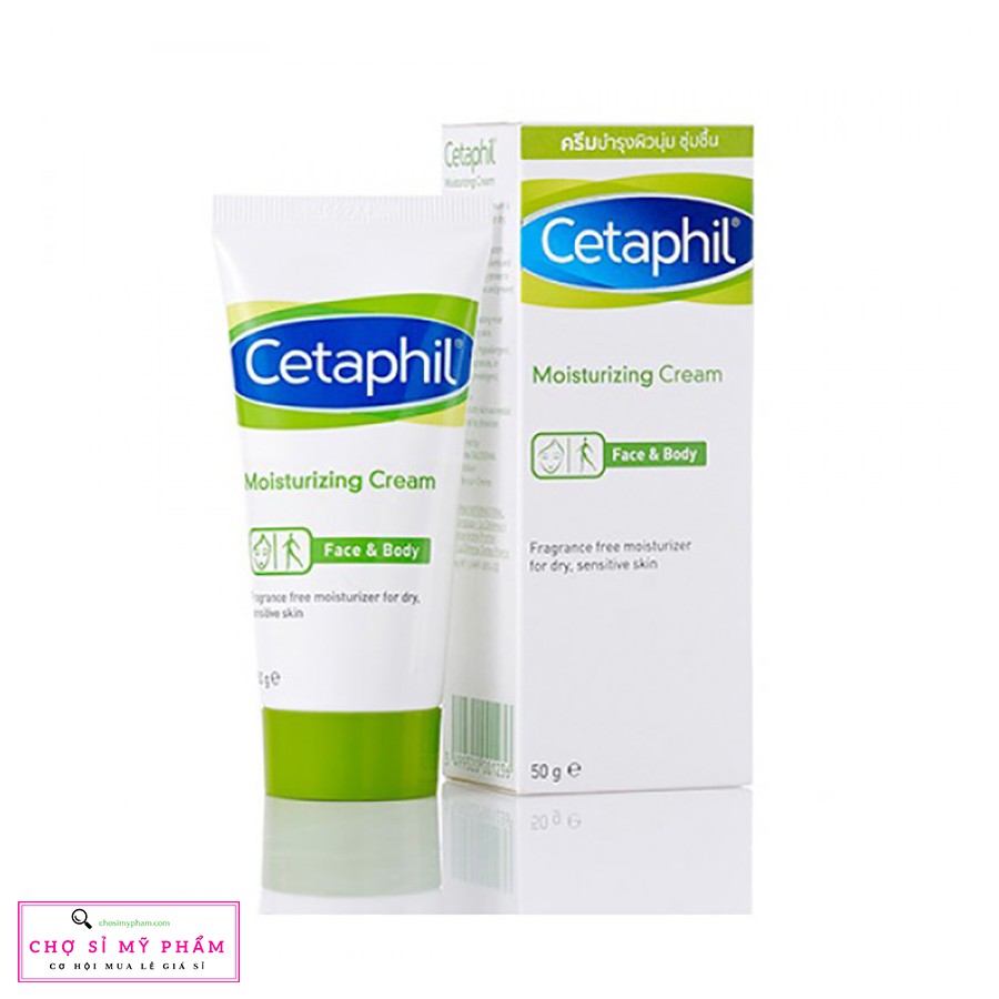 Kem dưỡng ẩm, làm mềm dùng cho mặt và toàn thân Cetaphil Moistunrizing Cream 50g