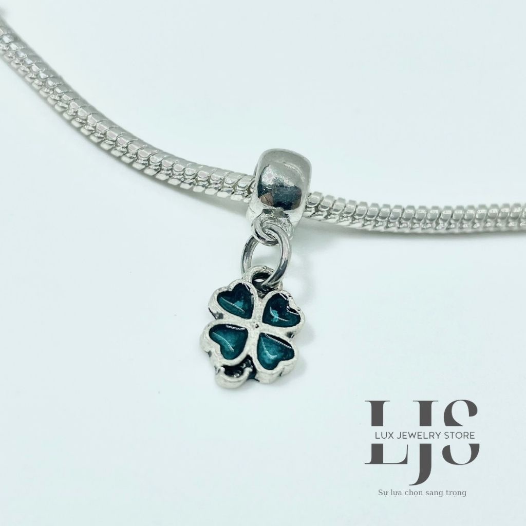 Charm Lux Jewelry, charm mạ vàng hồng cho vòng pandora - LUX889