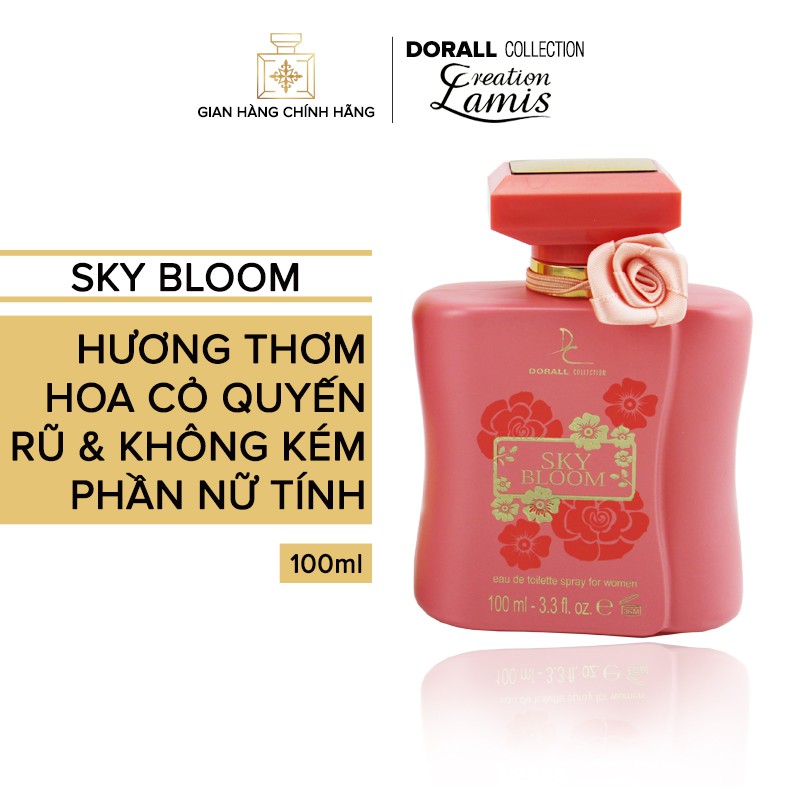 Nước hoa Dubai chính hãng dành cho nữ Dorall Collection SKY BLOOM hương hoa cỏ quyến rũ phái mạnh 100ml