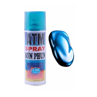 Sơn xịt atm all-in-one spray paint a002 màu candy blue