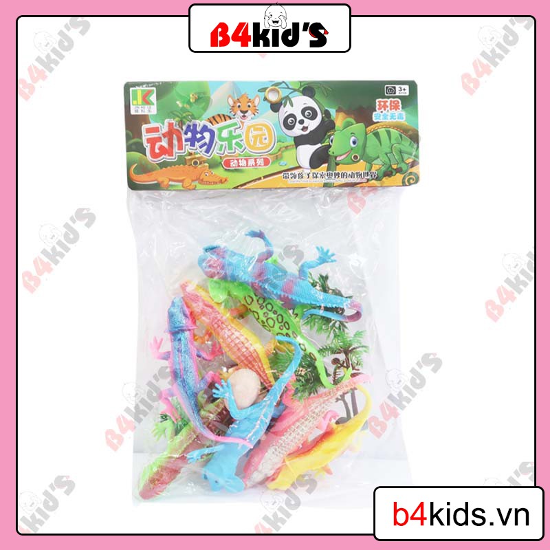 Túi các con vật bò sát cao su dẻo cho bé loại to an toàn giá rẻ B4KIDS C5