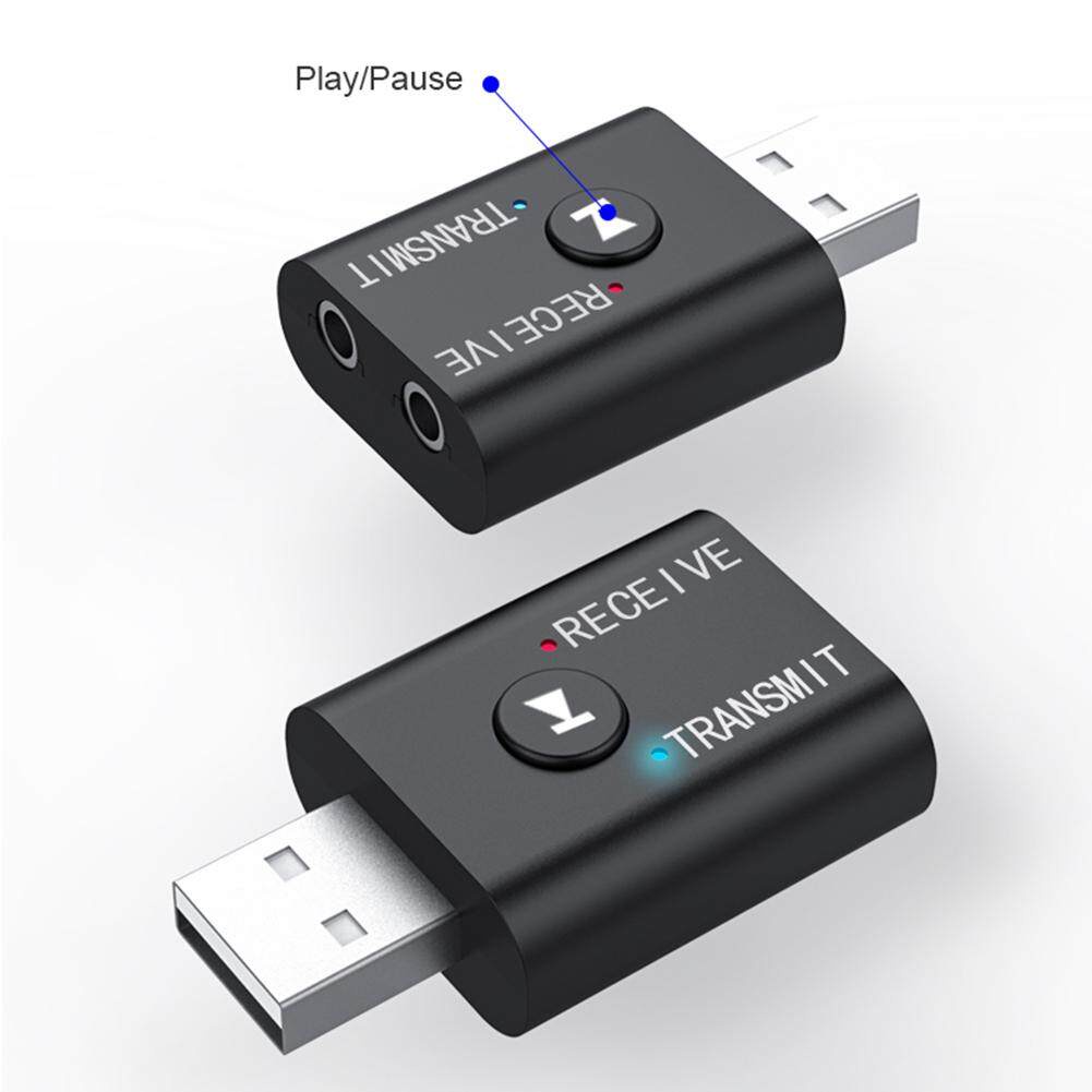 Bộ USB Thu Phát Âm Thanh 2 in 1 Bluetooth 5.0 chuyển đổi 3.5mm AUX sang tín hiệu Bluetooth