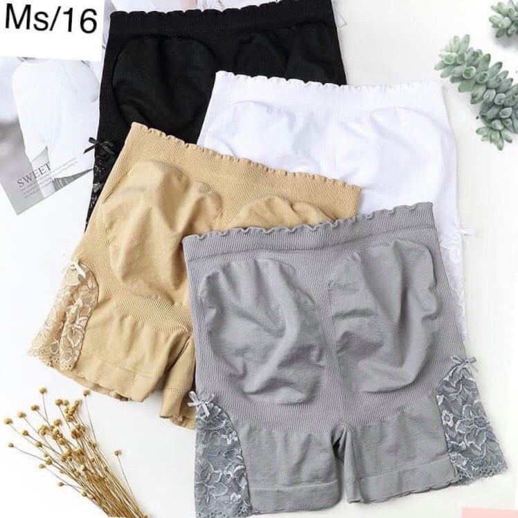Quần váy chất len thun cotton co giãn 4 chiều, quần mặc trong viền có nơ