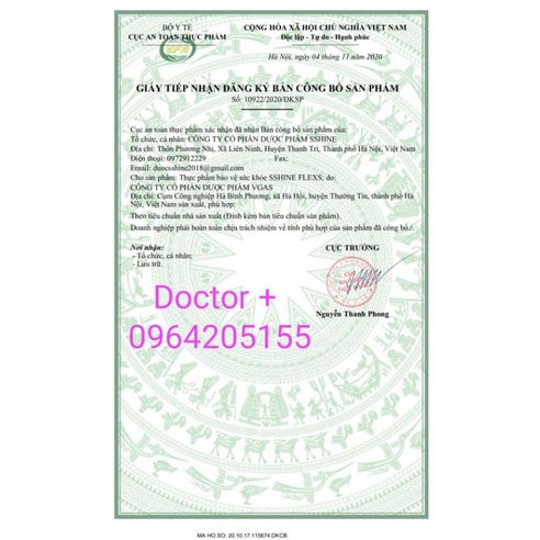 Viên dưỡng khớp glucosamine FLEXS