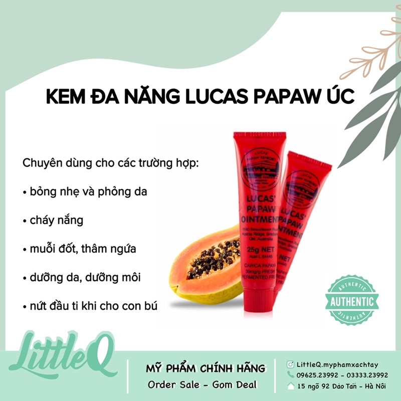 KEM ĐA NĂNG LUCAS PAPAW ÚC