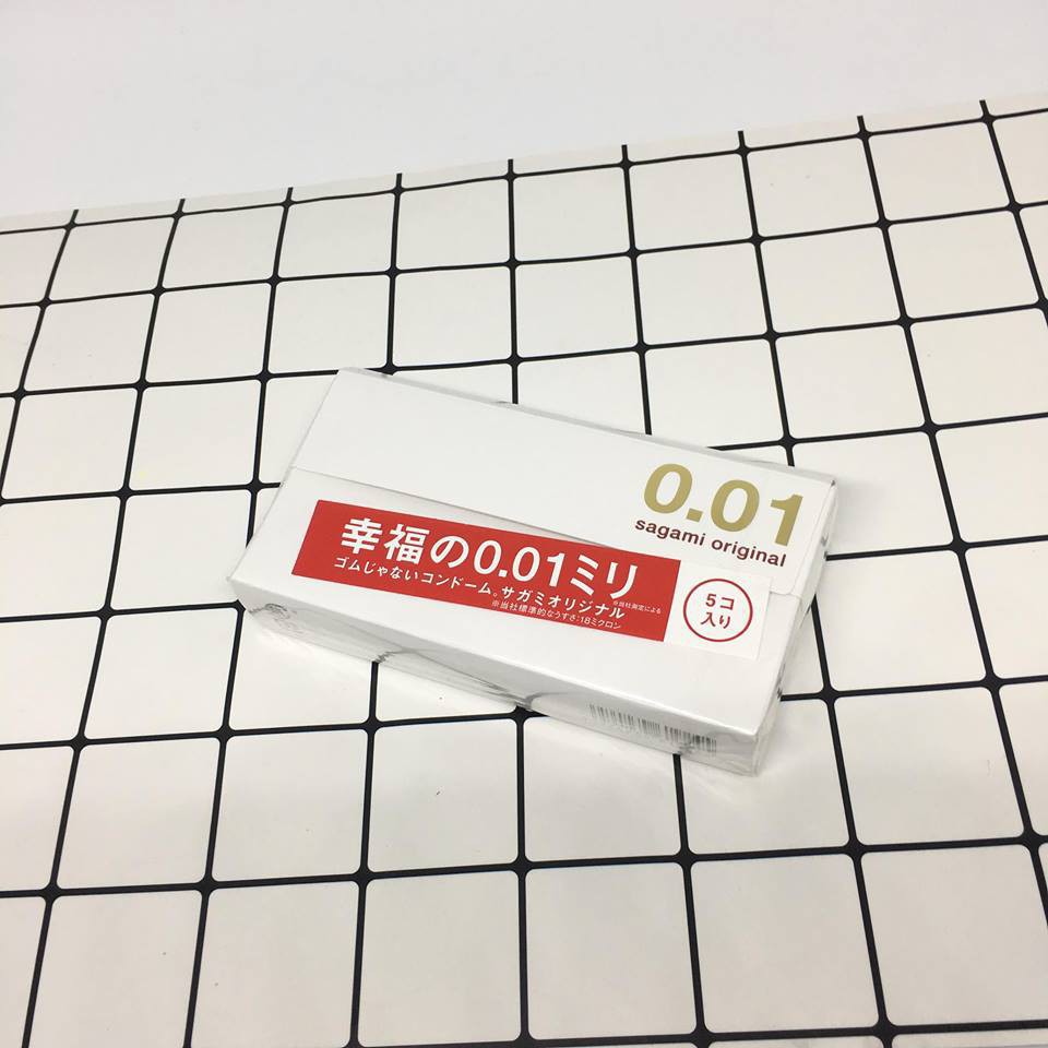 Bao Cao Su Sagami Original 0.01 Hộp 5 Bao
